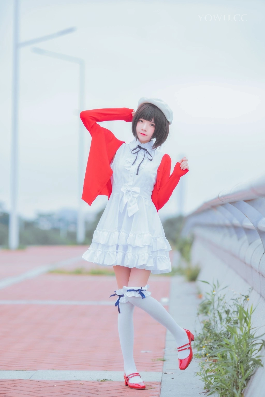 桜桃喵 疯猫ss – 加藤惠常服 动漫角色cosplay写真集