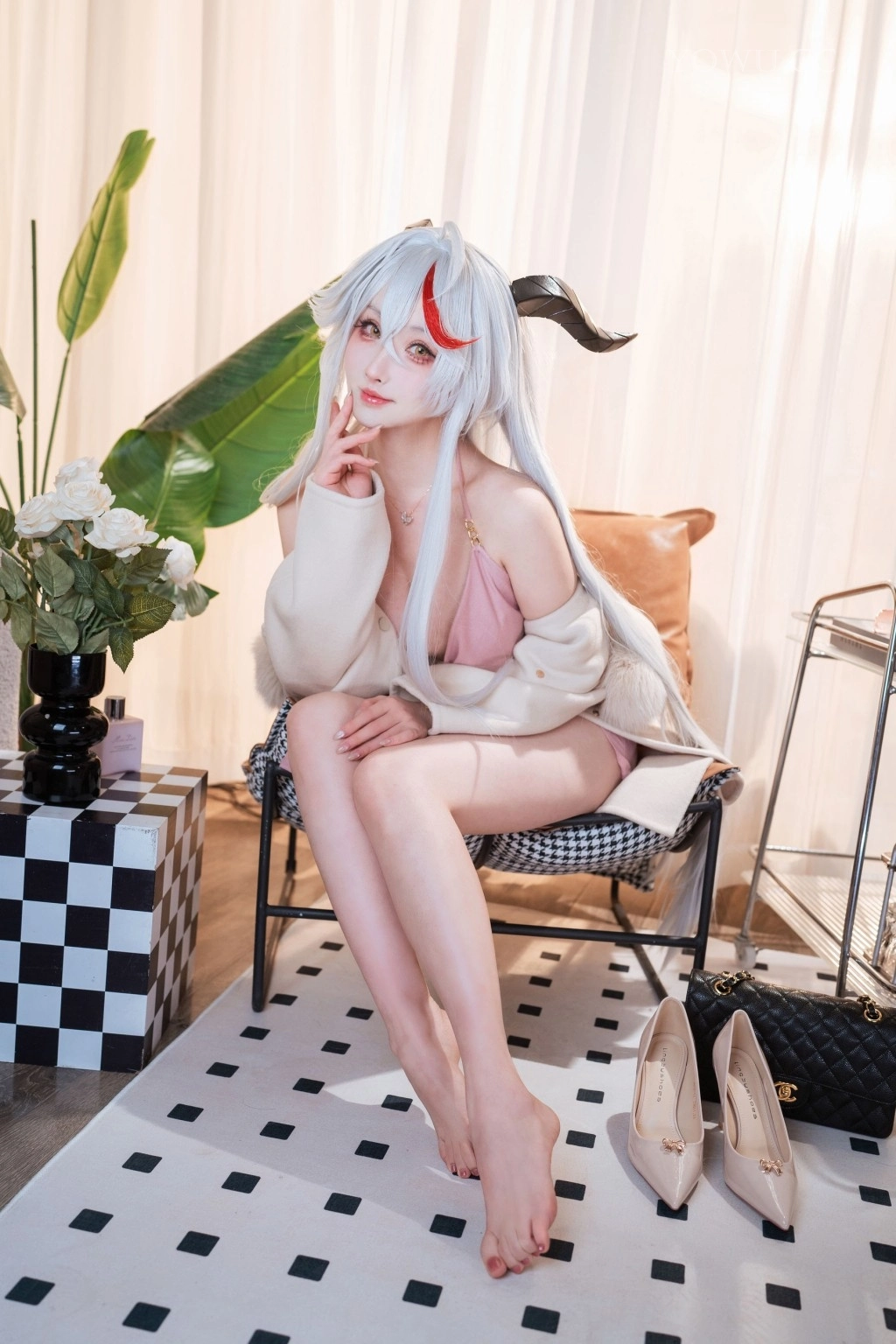 Rioko凉凉子 – 碧蓝航线 埃吉尔 居家私房COSPLAY写真欣赏