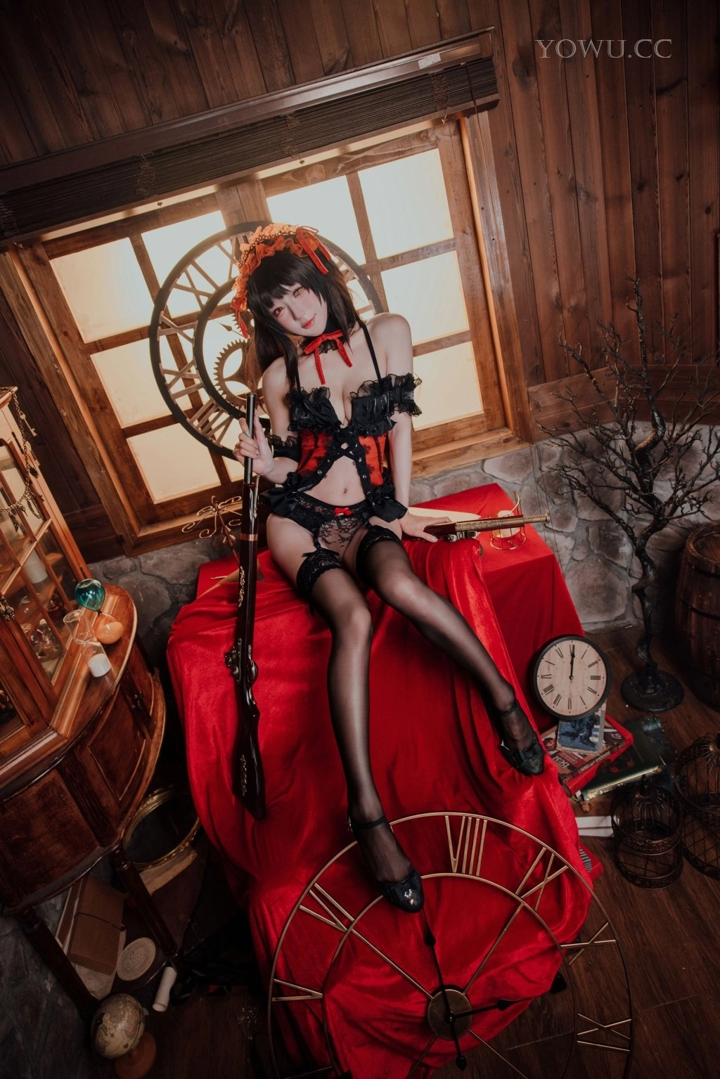 阿包也是兔娘 – 时崎狂三 Cosplay 约会大作战 精灵少女 性感写真集