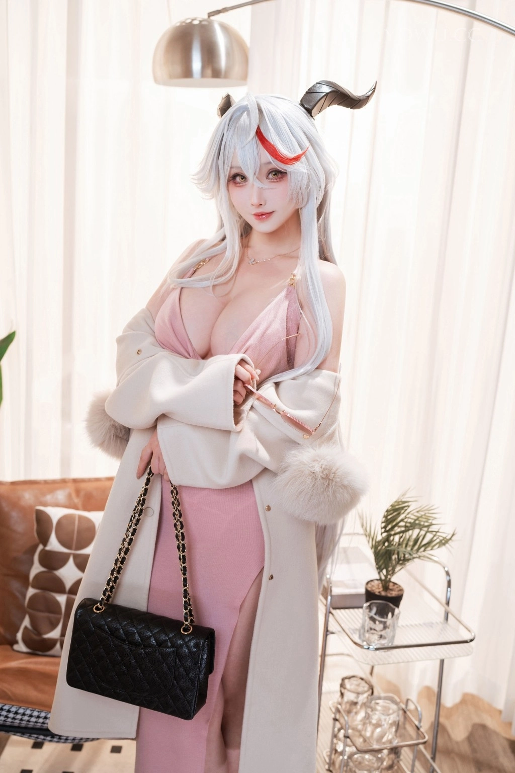 Rioko凉凉子 – 碧蓝航线 埃吉尔 居家私房COSPLAY写真欣赏