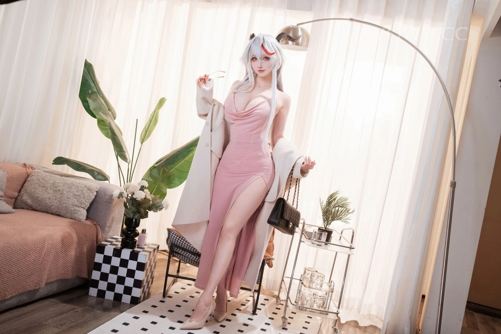 Rioko凉凉子 – 碧蓝航线 埃吉尔 居家私房COSPLAY写真欣赏