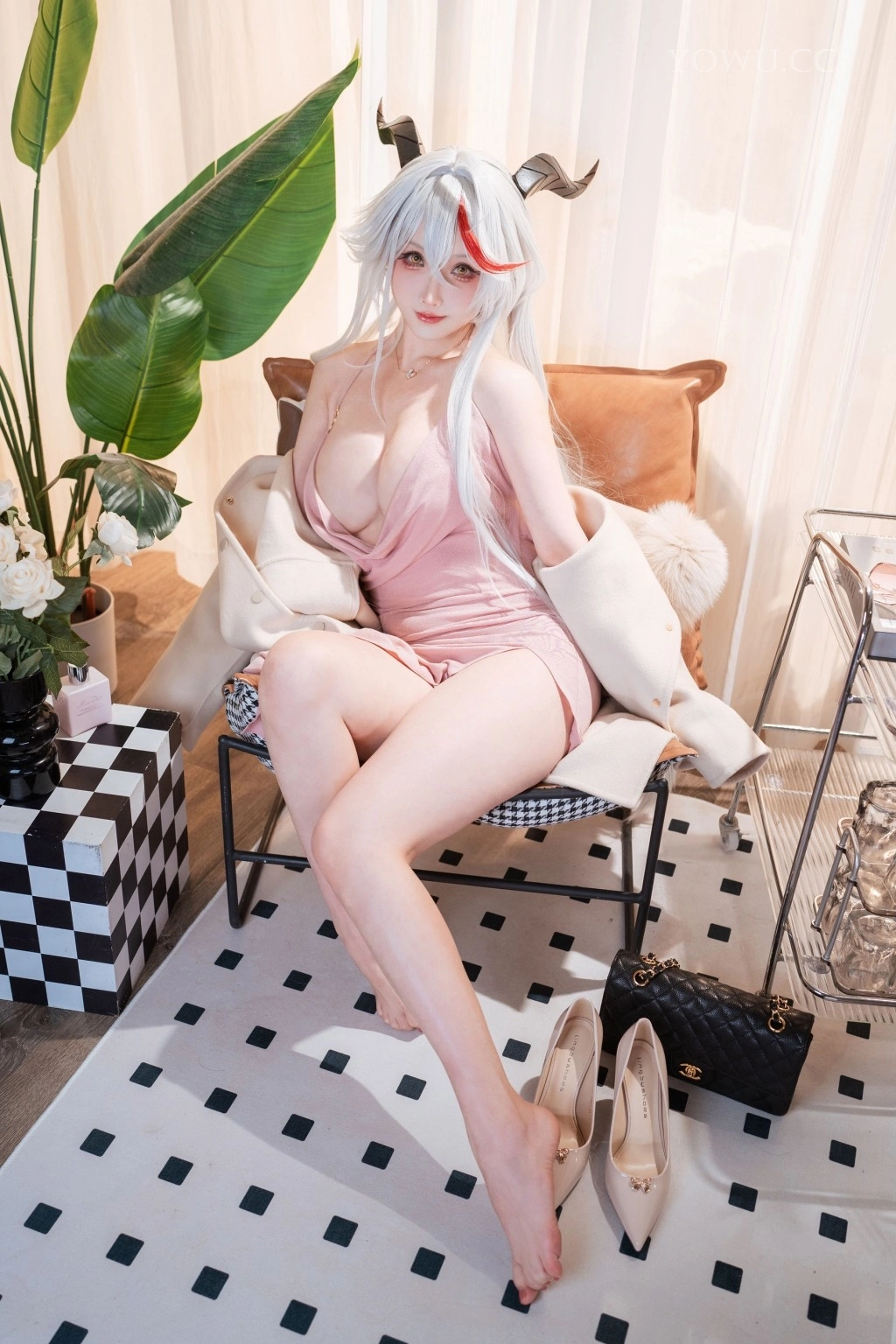 Rioko凉凉子 – 碧蓝航线 埃吉尔 居家私房COSPLAY写真欣赏