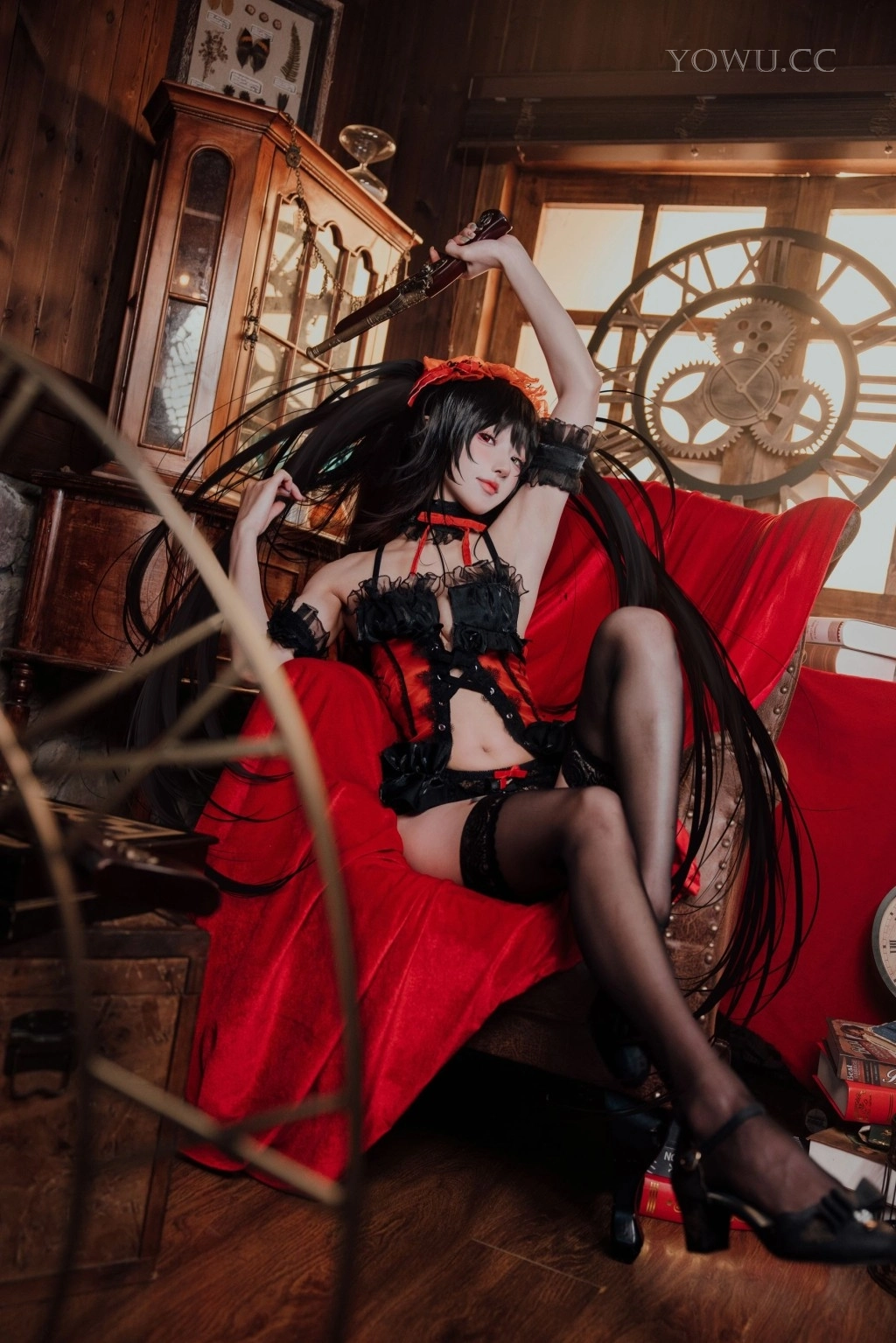 阿包也是兔娘 – 时崎狂三 Cosplay 约会大作战 精灵少女 性感写真集