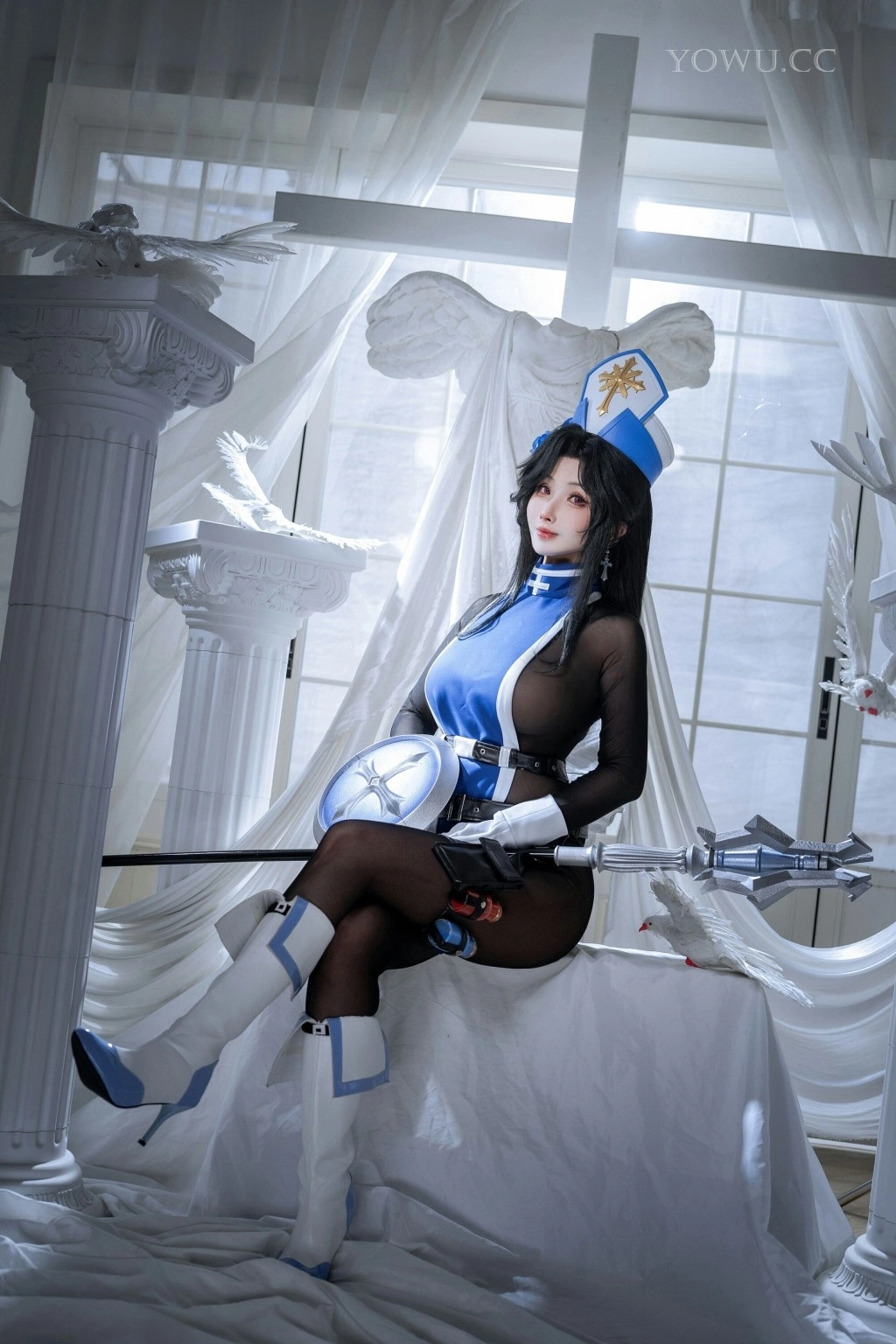 rioko凉凉子 – Nikke胜利女神 梅登冰玫瑰 COSPLAY写真集