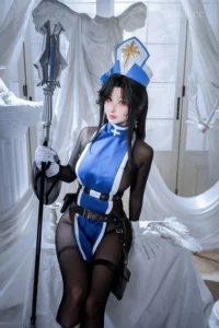 rioko凉凉子 – Nikke胜利女神 梅登冰玫瑰 COSPLAY写真集