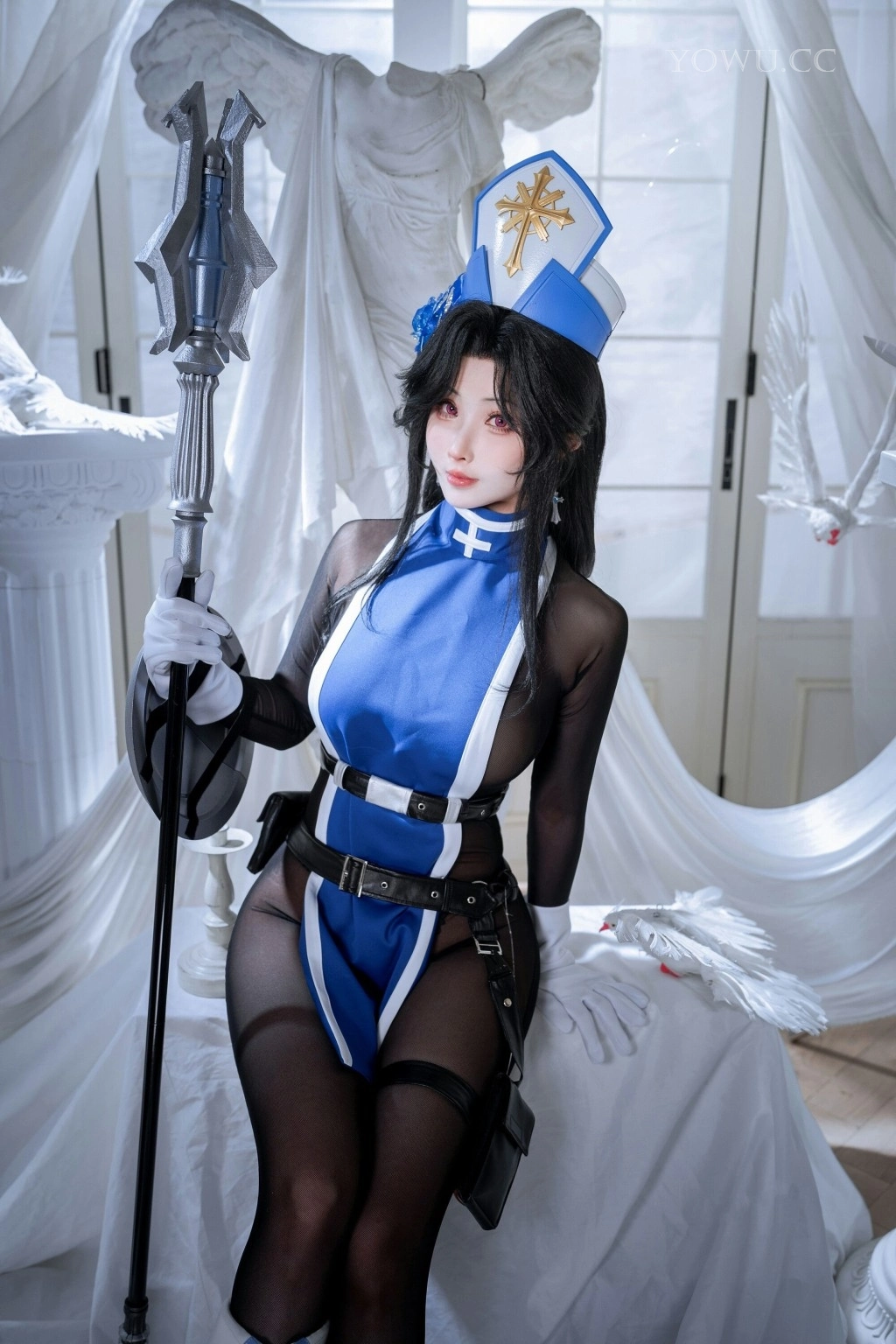rioko凉凉子 – Nikke胜利女神 梅登冰玫瑰 COSPLAY写真集