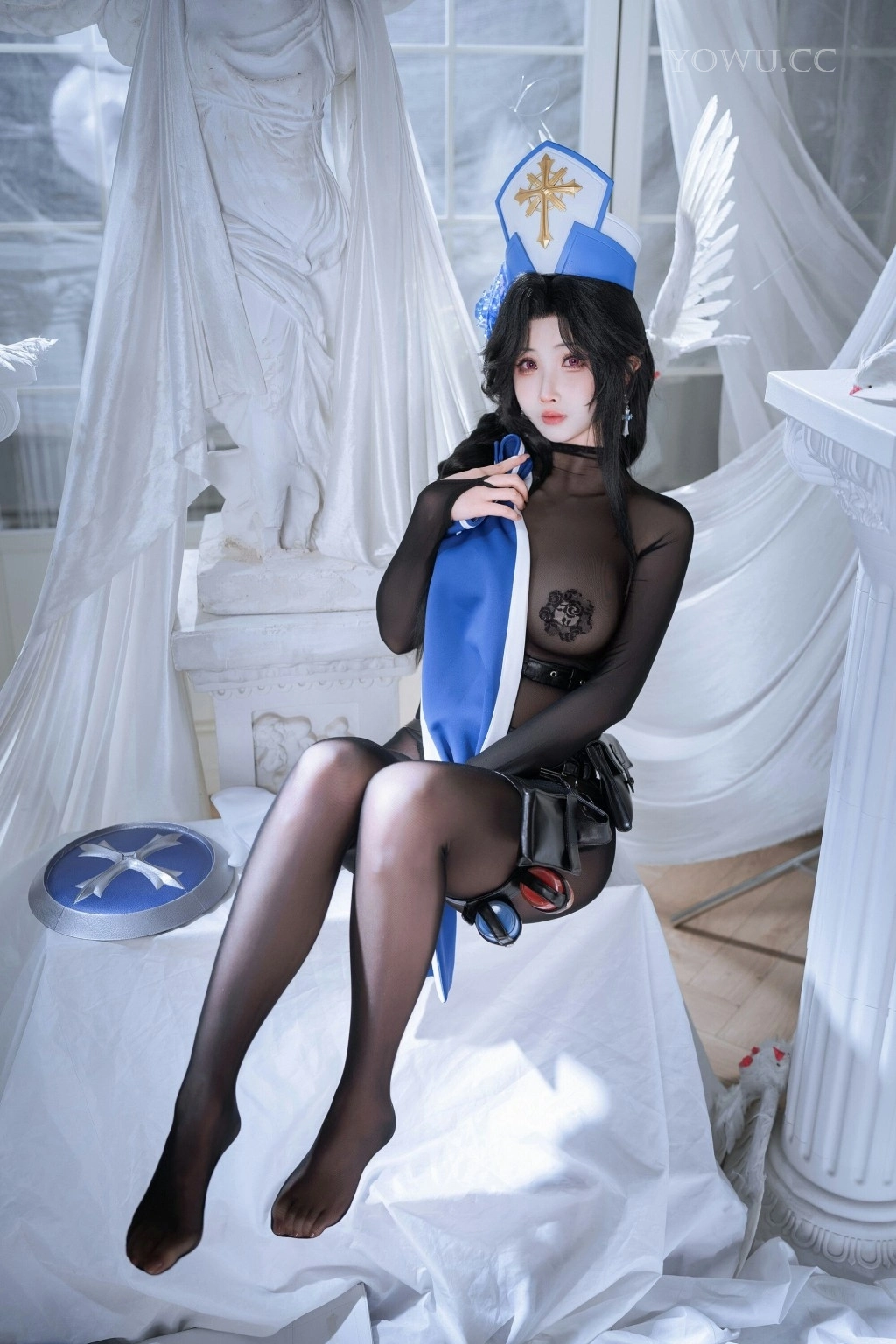 rioko凉凉子 – Nikke胜利女神 梅登冰玫瑰 COSPLAY写真集