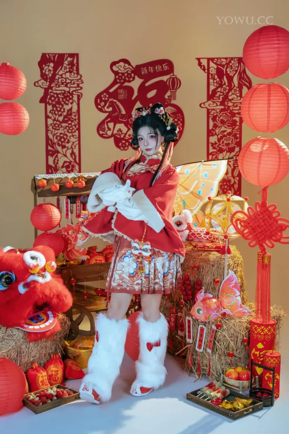 yuuhui玉汇 2026醒狮少女Cosplay写真特辑