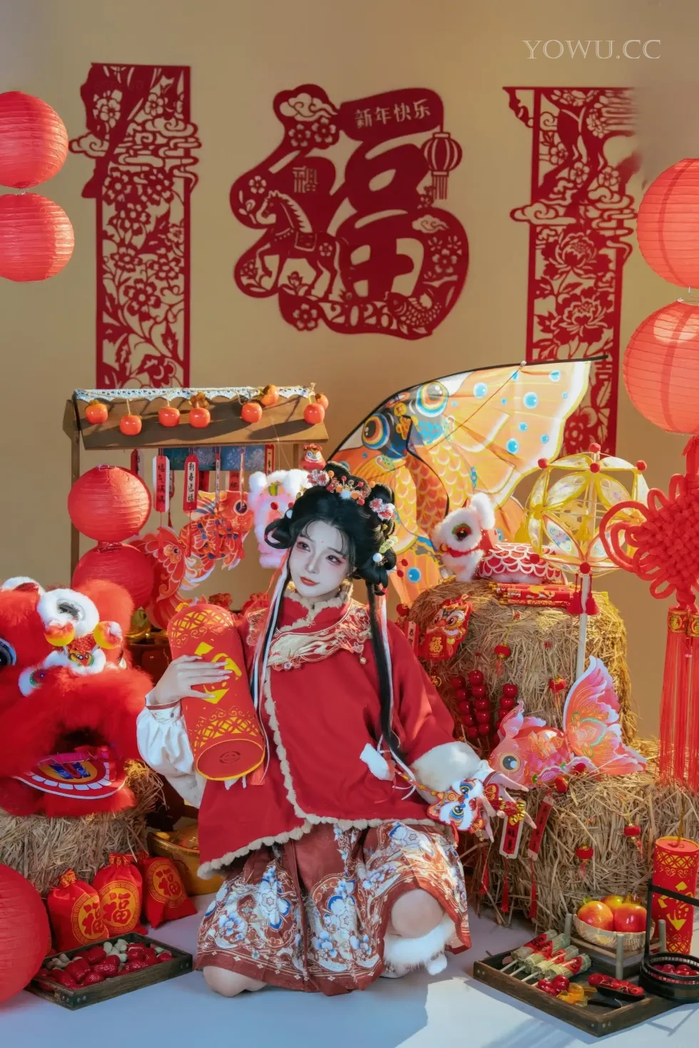 yuuhui玉汇 2026醒狮少女Cosplay写真特辑