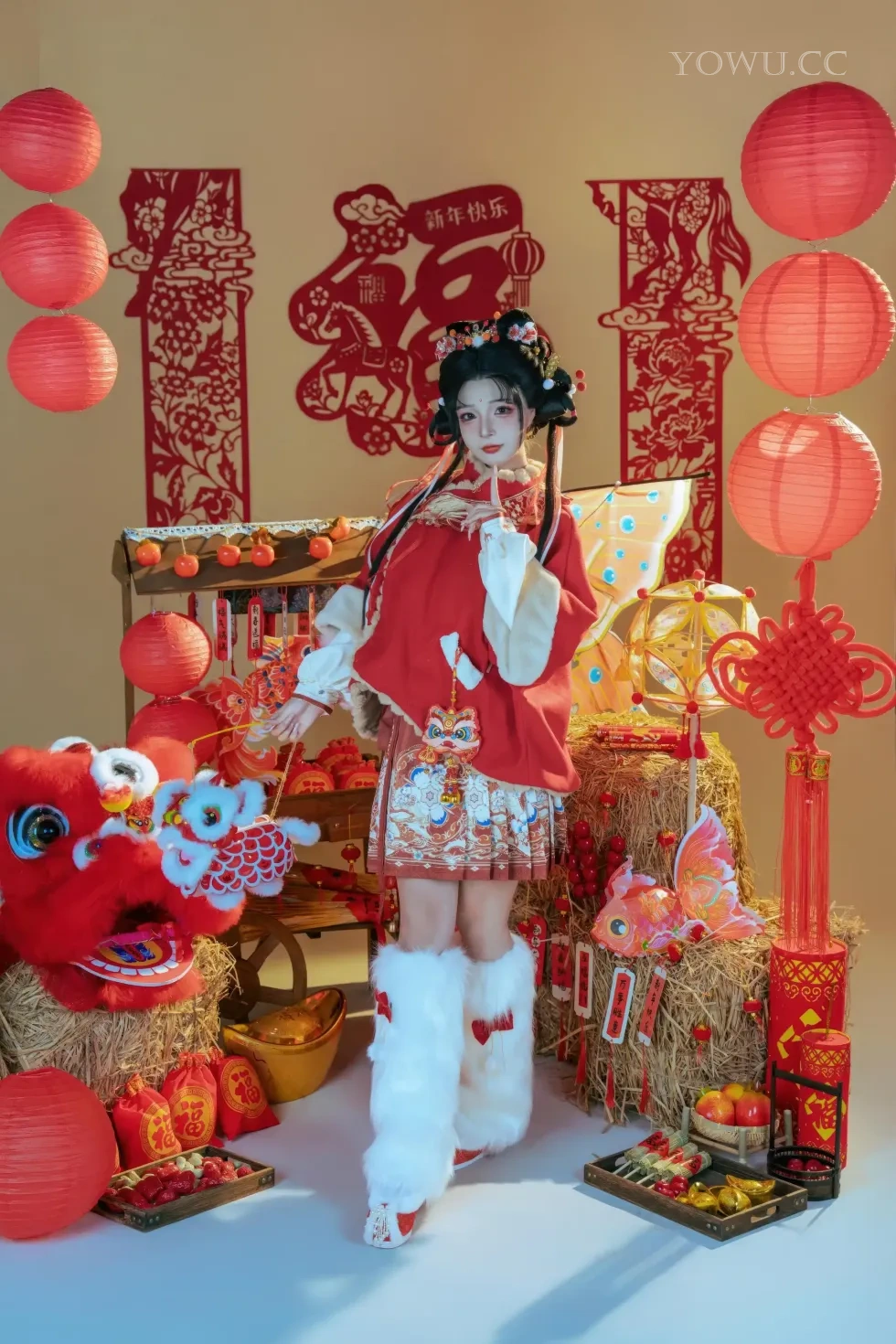 yuuhui玉汇 2026醒狮少女Cosplay写真特辑