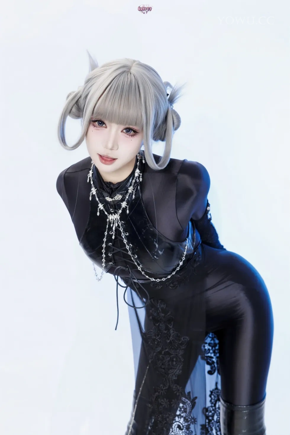 柒柒要乖哦 Cosplay黑靡烟魅惑写真在线欣赏