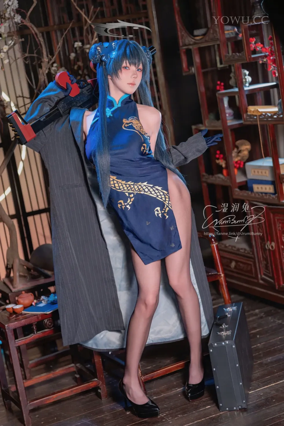 咬一口兔娘 Cos碧蓝档案 龙华妃咲在线免费欣赏