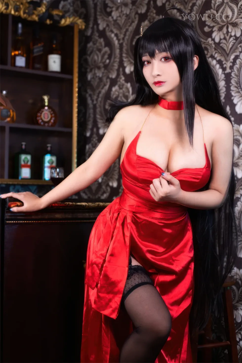 洛璃LoLiSAMA 碧蓝航线大凤苹果Cosplay写真在线欣赏