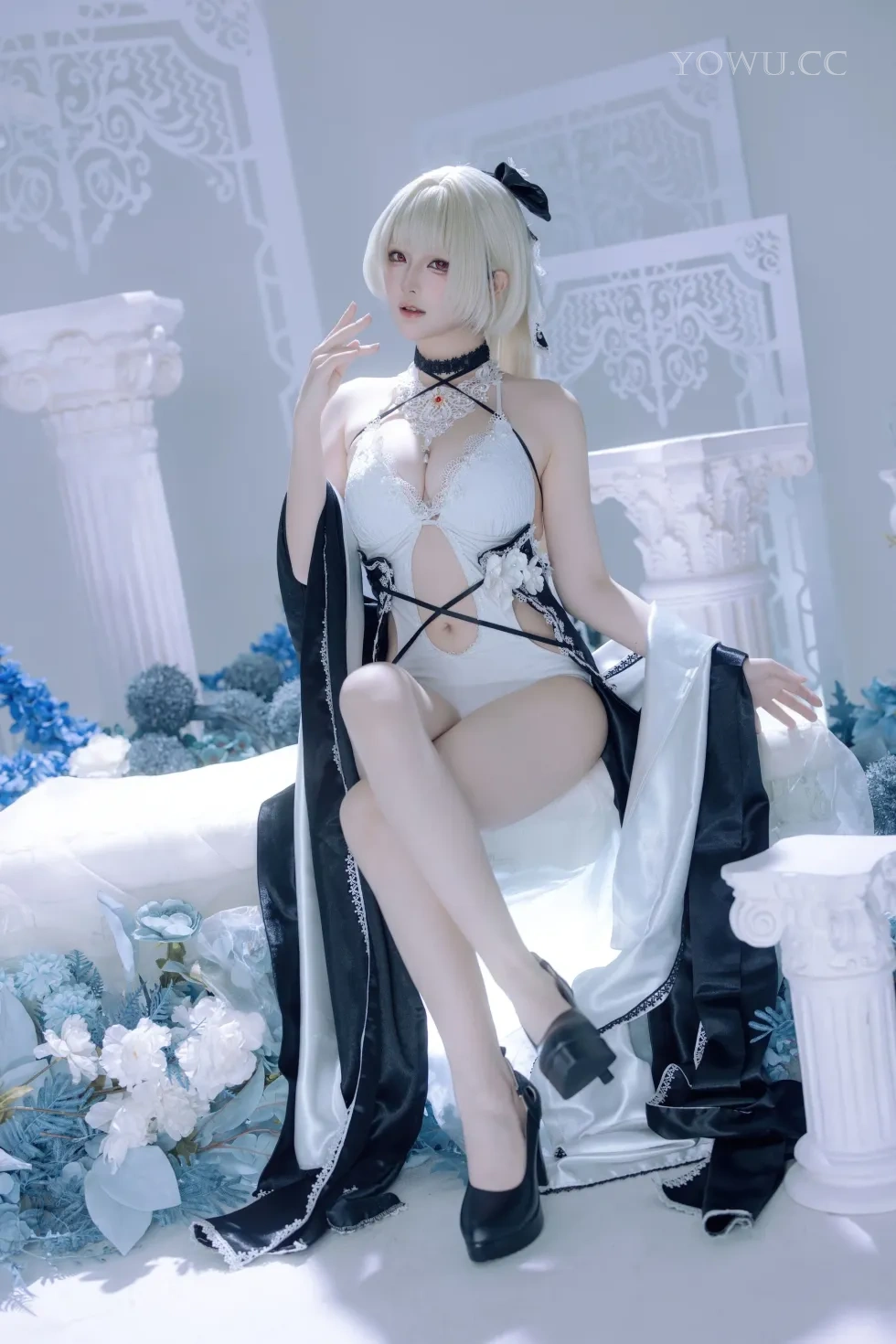 屿鱼Cosplay碧蓝航线可畏同人礼服唯美写真