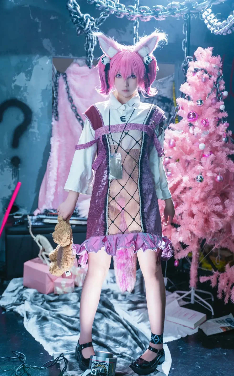 小和甜酒Cosplay巫恋 暗黑系少女精致还原在线欣赏