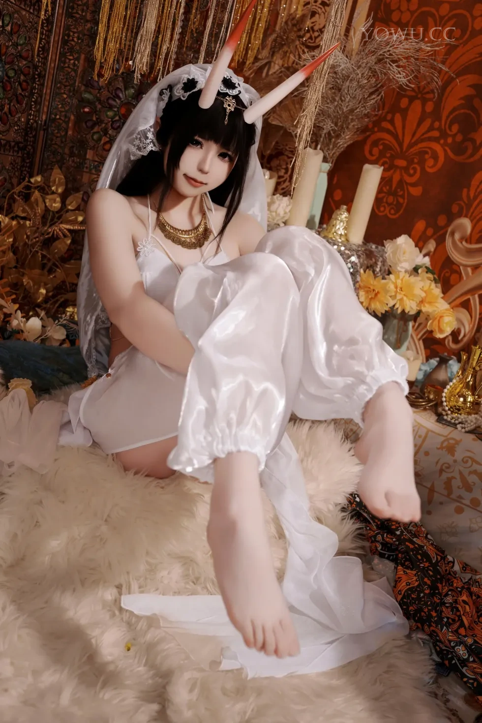 Quan冉有点饿 Cosplay碧蓝航线能代舞娘在线写真