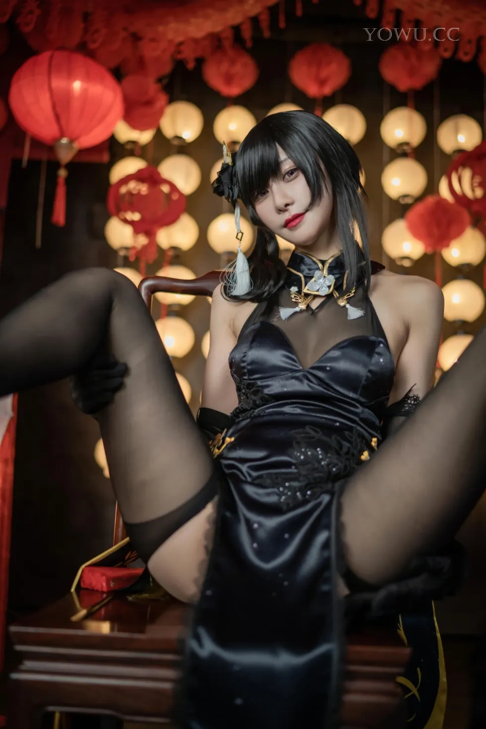 零崎沙耶Cosplay镇海 碧蓝航线绝美还原COS写真