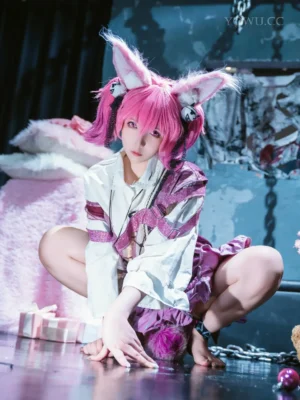 小和甜酒Cosplay巫恋 暗黑系少女精致还原在线欣赏