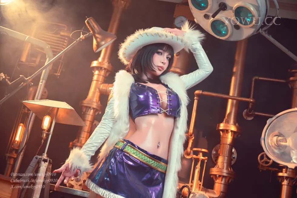 Umeko J Cosplay 海贼王阿拉巴斯坦罗宾在线写真