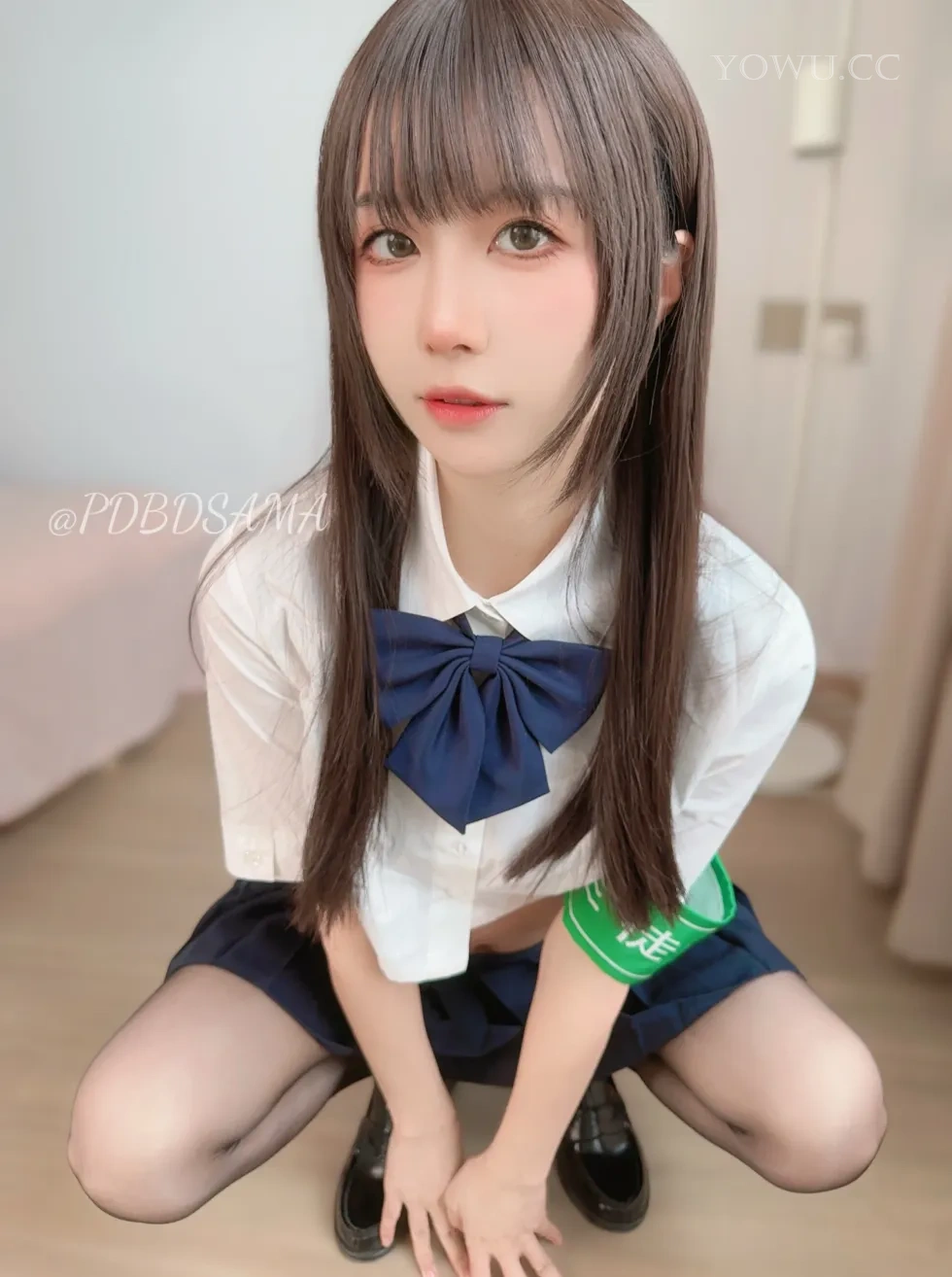布丁大法Cosplay变态学生会长 病娇气场全开