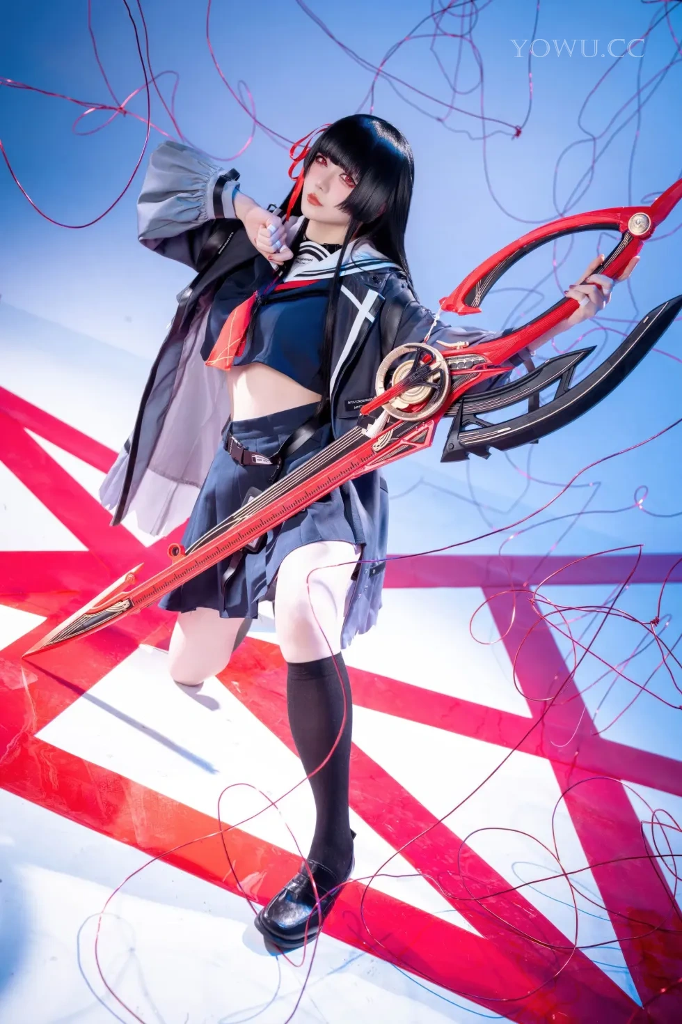 星之迟迟 Cosplay鸣潮千咲JK 四月新作美女写真集