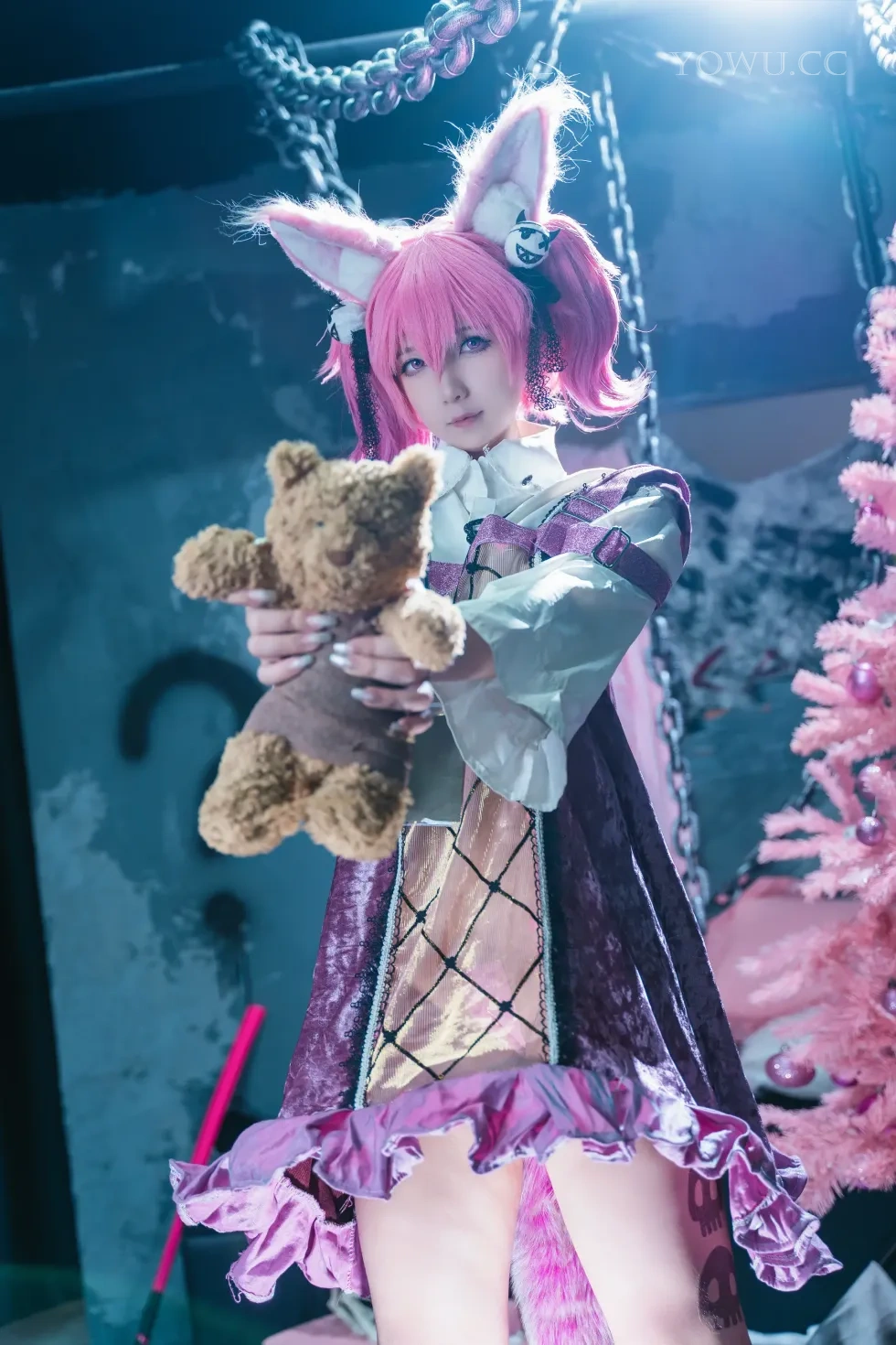 小和甜酒Cosplay巫恋 暗黑系少女精致还原在线欣赏