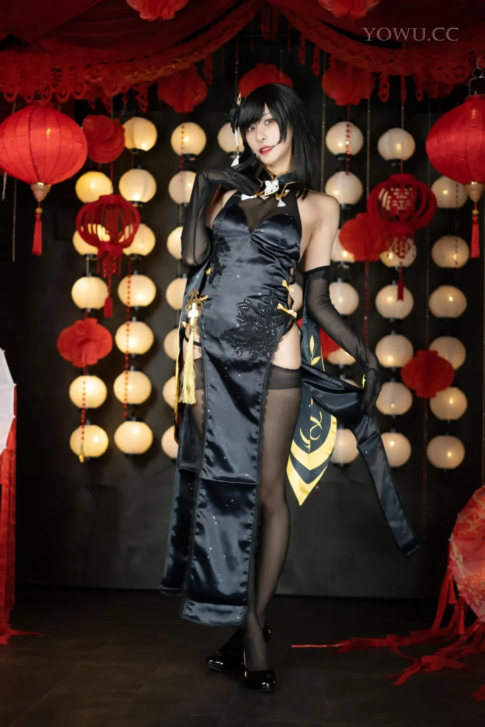 零崎沙耶Cosplay镇海 碧蓝航线绝美还原COS写真
