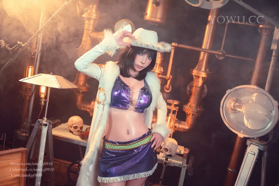Umeko J Cosplay 海贼王阿拉巴斯坦罗宾在线写真