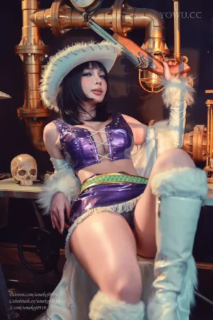 Umeko J Cosplay 海贼王阿拉巴斯坦罗宾在线写真