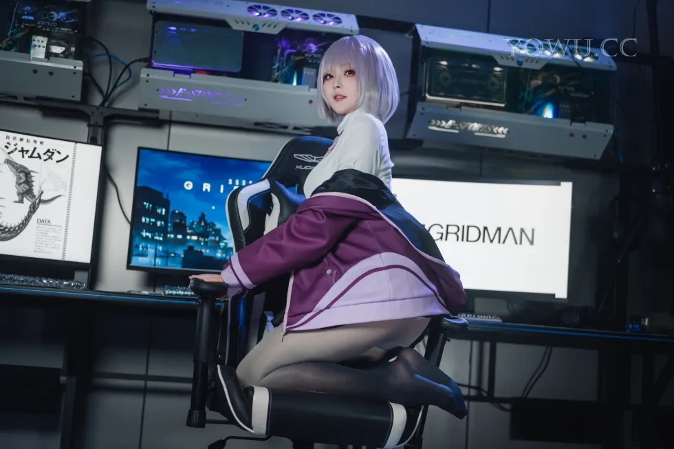 Natsuko夏夏子 Cosplay GRIDMAN新条茜 惊艳还原