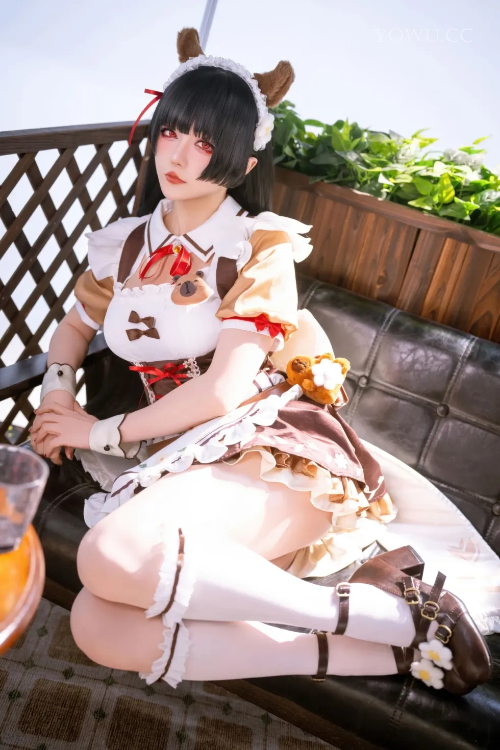 Cosplay写真 星之迟迟 鸣潮千咲联动咖啡女仆