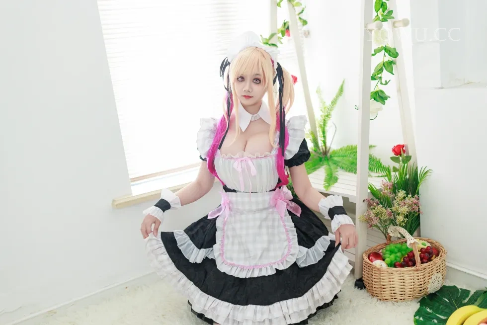 阿雪雪 Cosplay海梦女仆 与童颜巨乳的甜美萌动