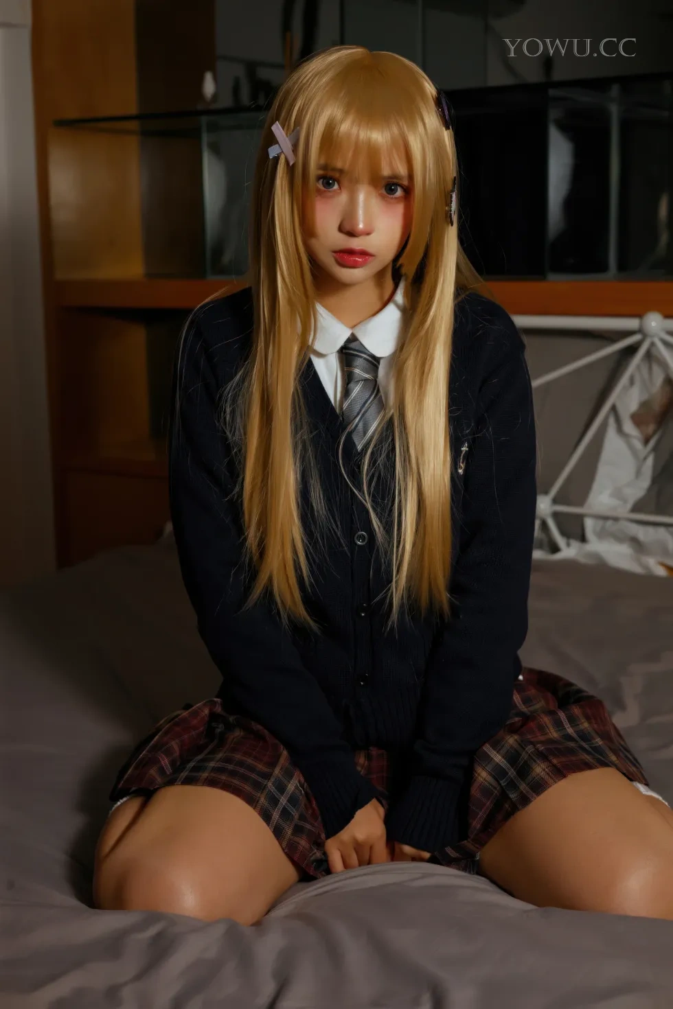 疯猫ss 黑皮JK惊艳Cosplay校园风写真在线欣赏