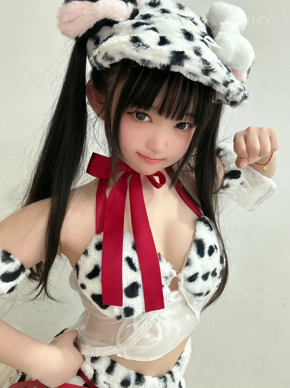 神沢永莉 斑点小狗狗 Cosplay 萌趣写真在线欣赏