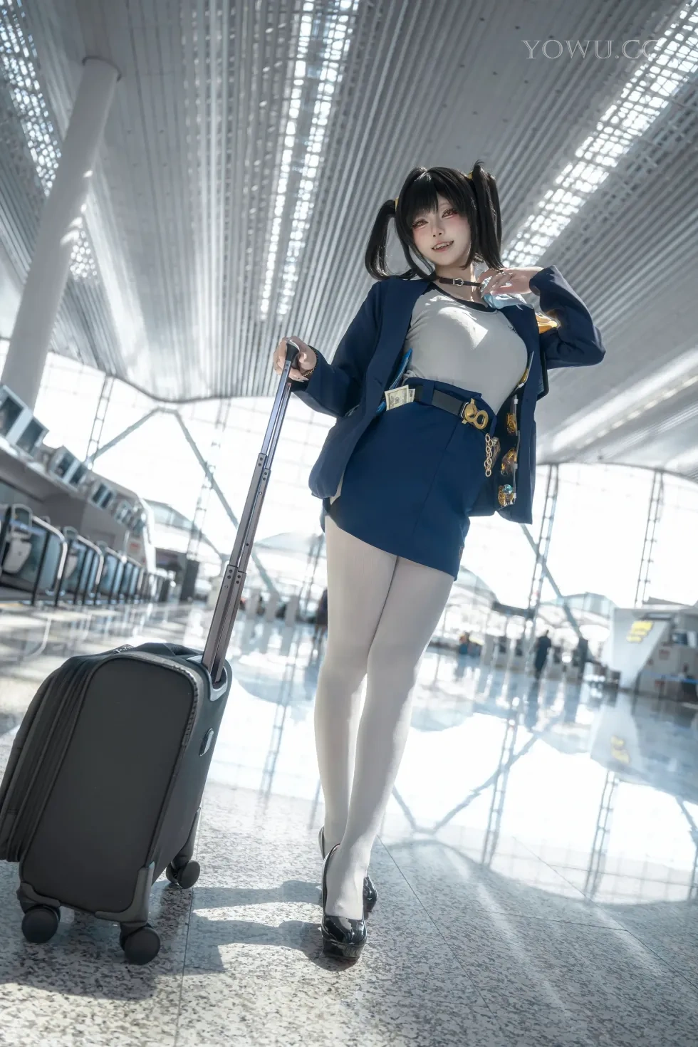 纸悦Etsu_ko Cosplay Nikke胜利女神索拉惊艳还原