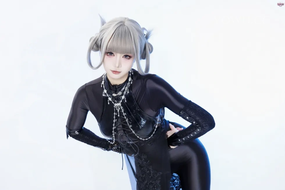 柒柒要乖哦 Cosplay黑靡烟魅惑写真在线欣赏