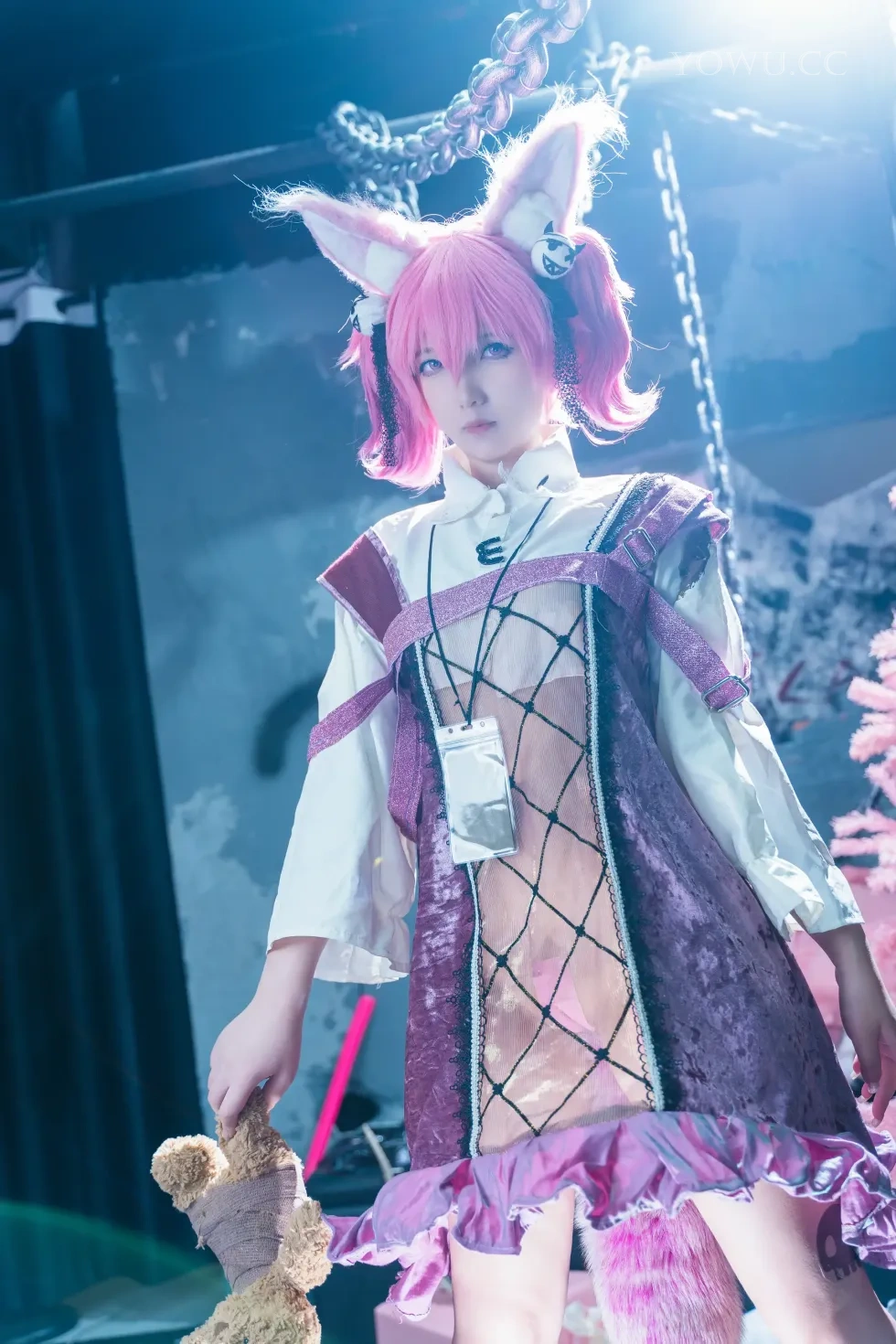 小和甜酒Cosplay巫恋 暗黑系少女精致还原在线欣赏