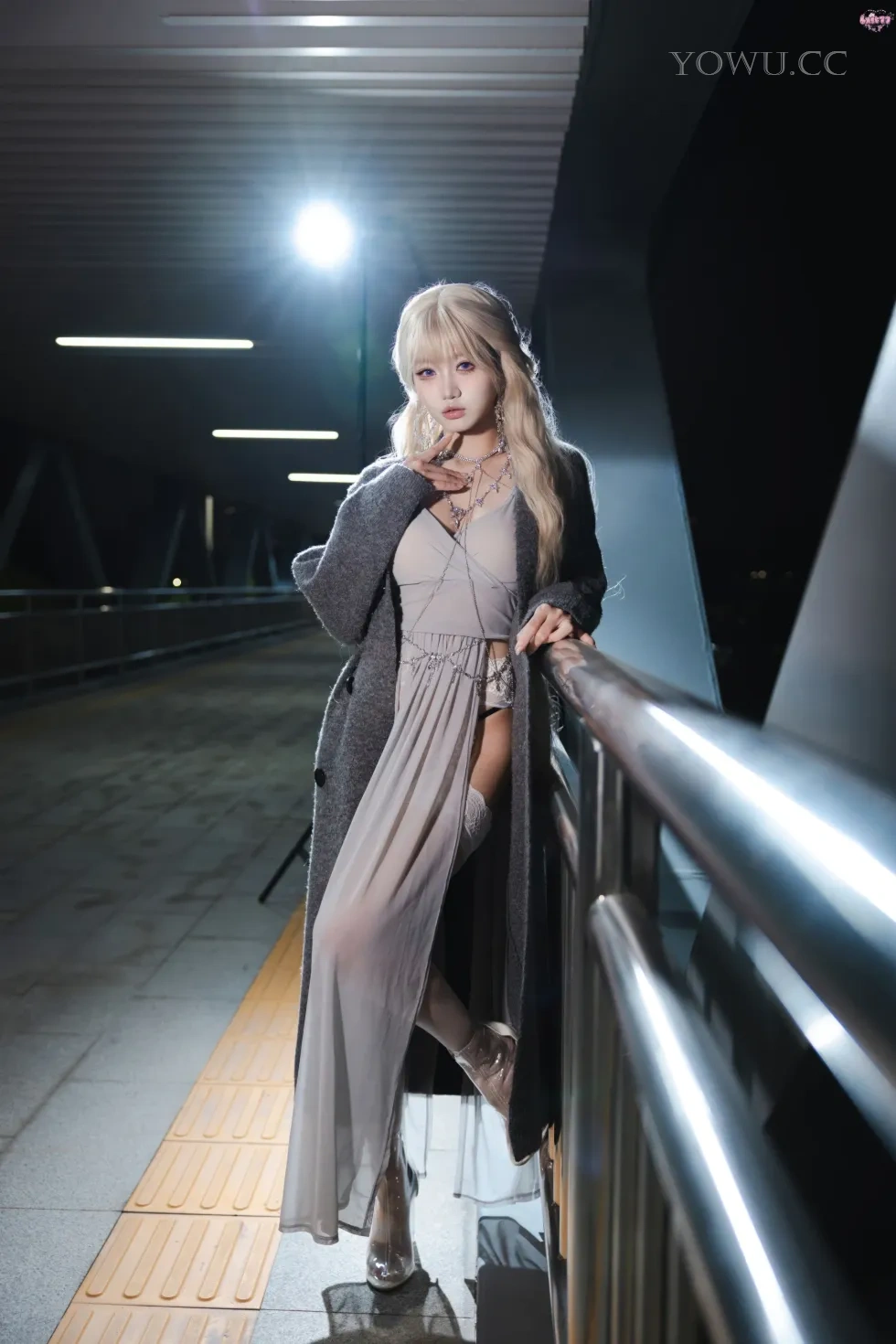 柒柒要乖哦 灰姑娘辛德瑞拉Cosplay晚礼裙私房写真