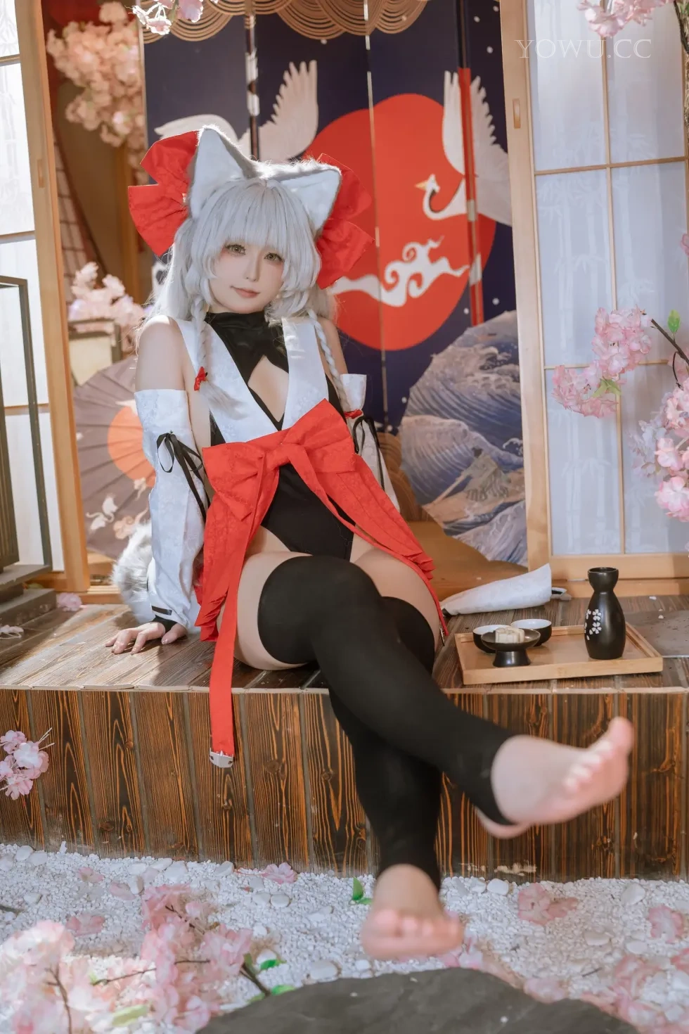 Quan冉有点饿 Cosplay碧蓝航线朝凪 绝美还原免费欣赏