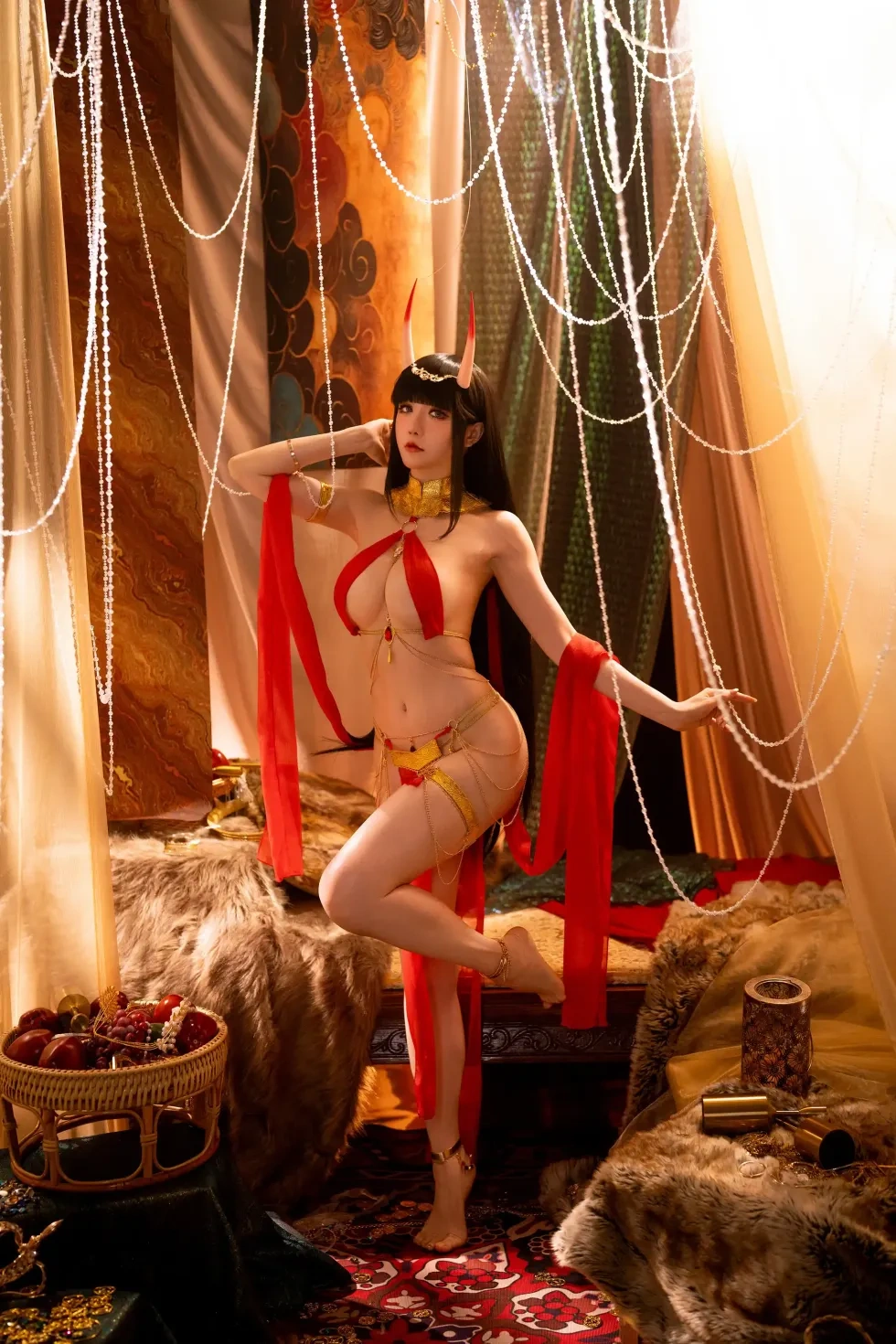 星之迟迟Cosplay碧蓝航线能代舞娘绝美登场