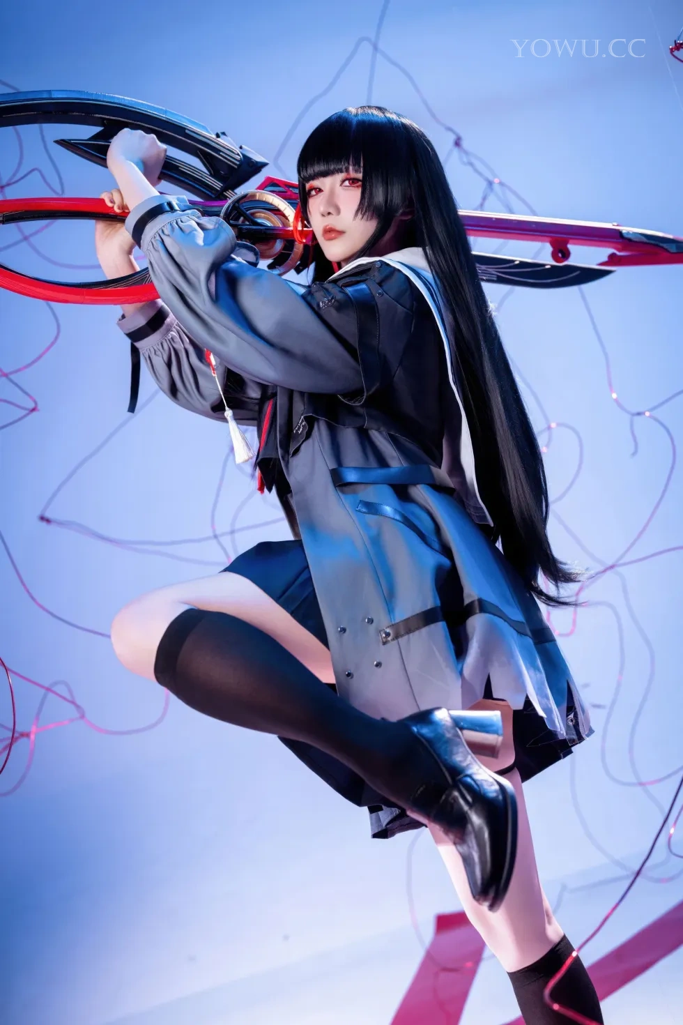 星之迟迟 Cosplay鸣潮千咲JK 四月新作美女写真集