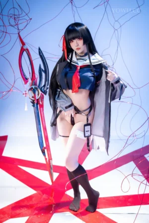 星之迟迟 Cosplay鸣潮千咲JK 四月新作美女写真集