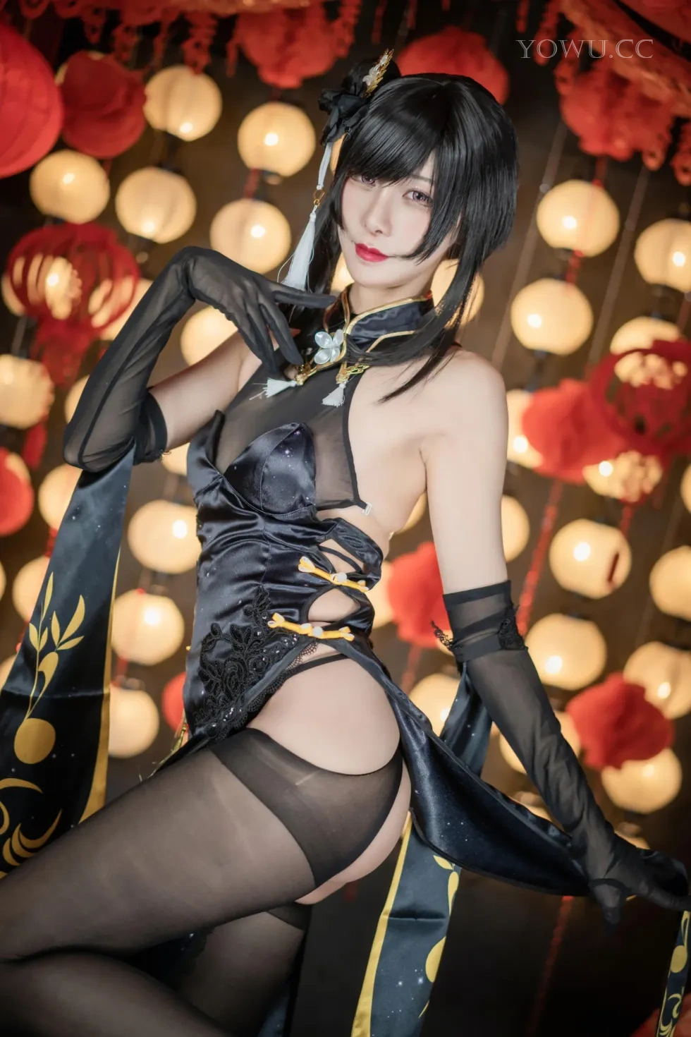 零崎沙耶Cosplay镇海 碧蓝航线绝美还原COS写真