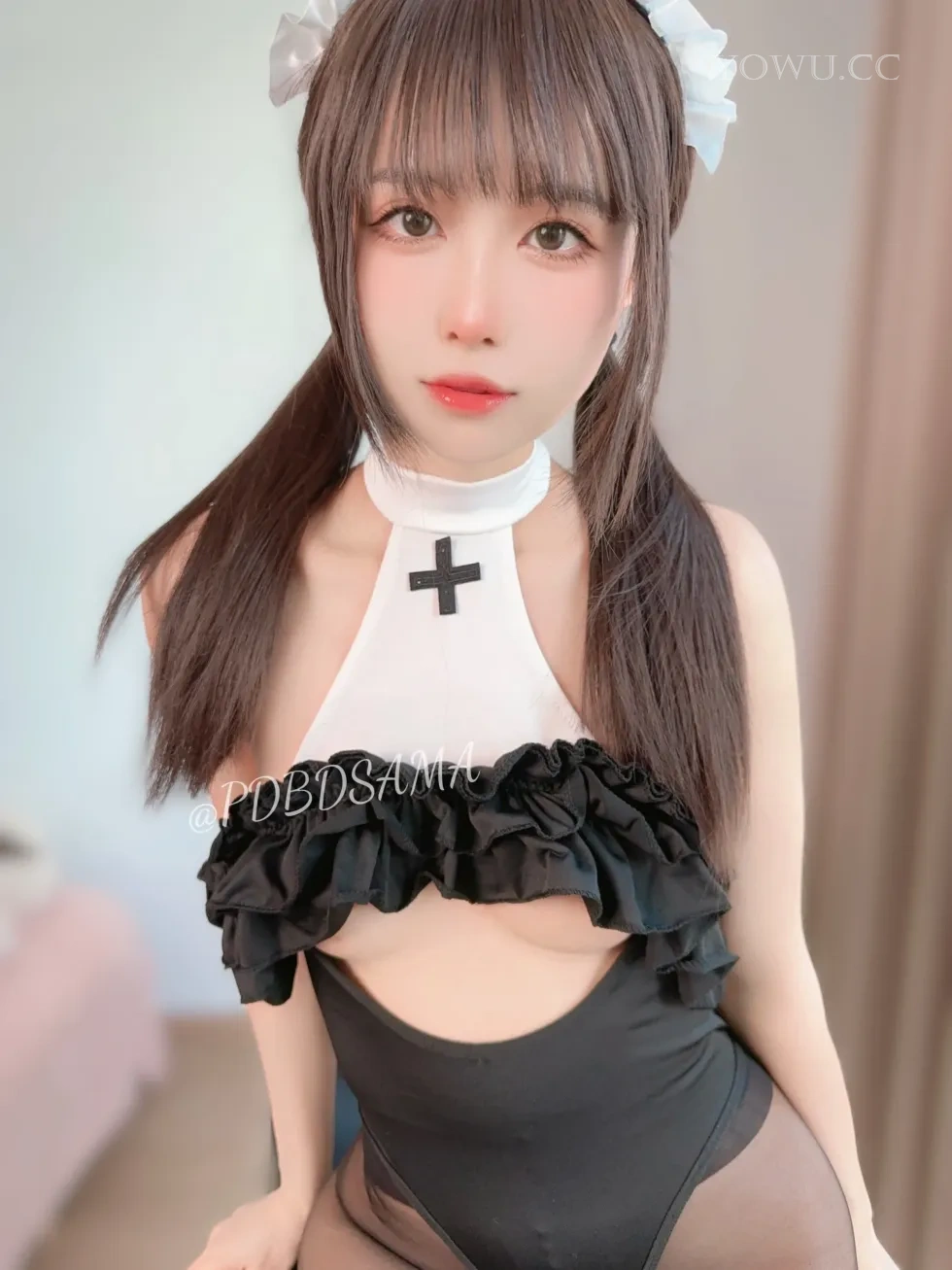 布丁大法 黑丝女仆甜美cosplay写真在线欣赏