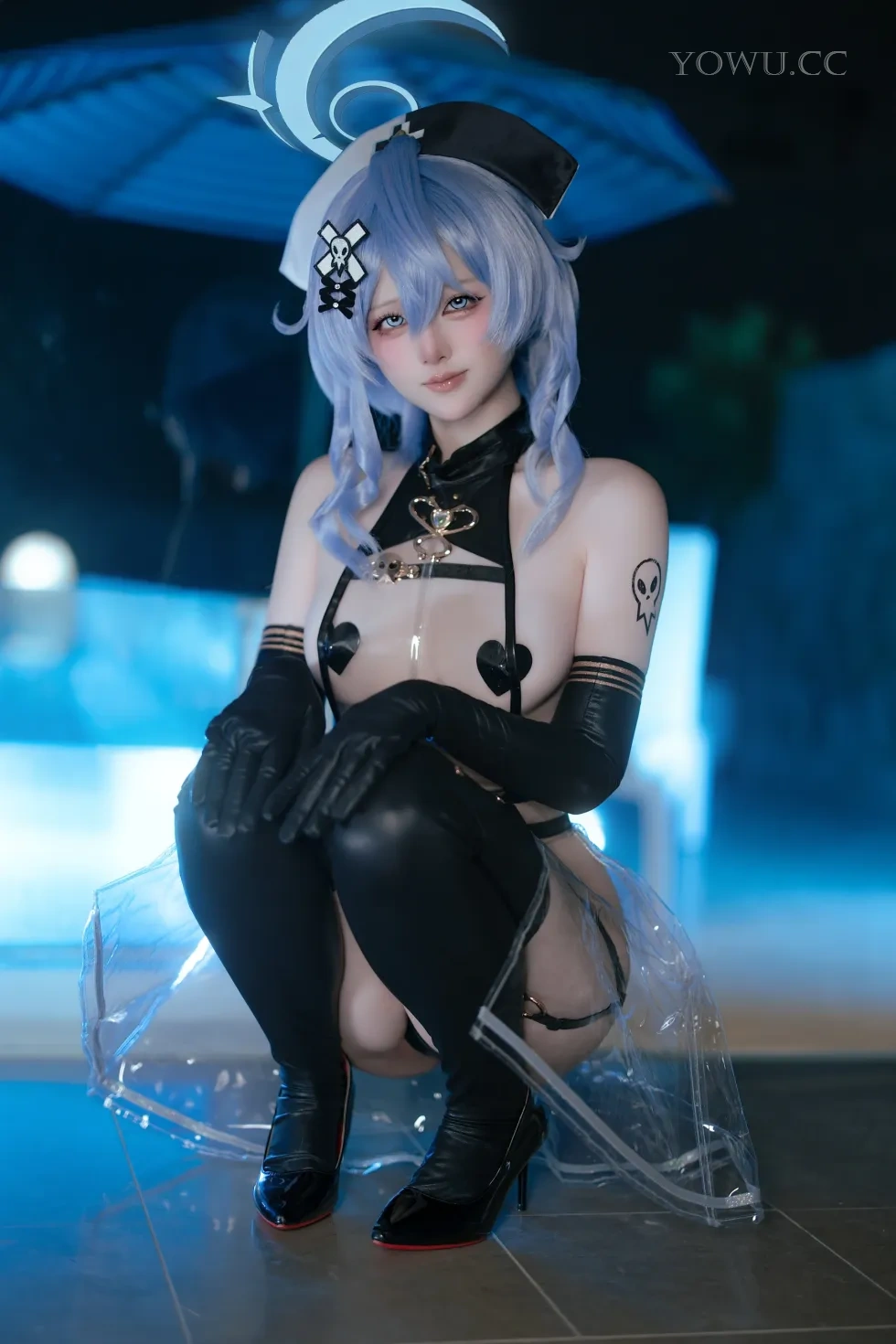屿鱼Cosplay天雨亚子护士同人写真在线欣赏