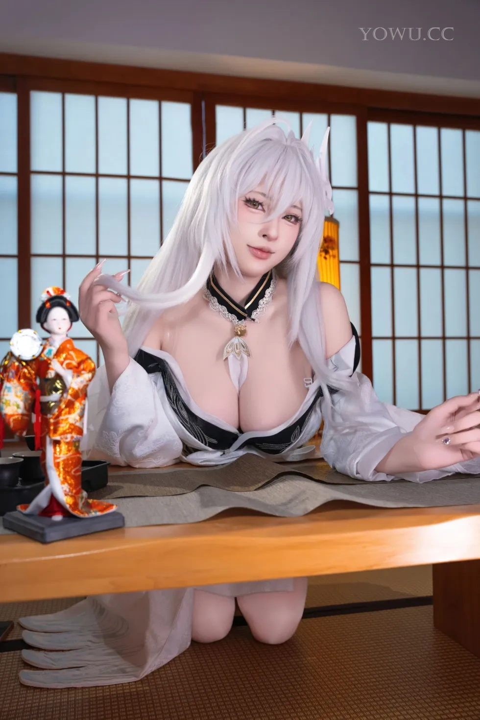 清水由乃Cos碧蓝航线白凤和服唯美写真