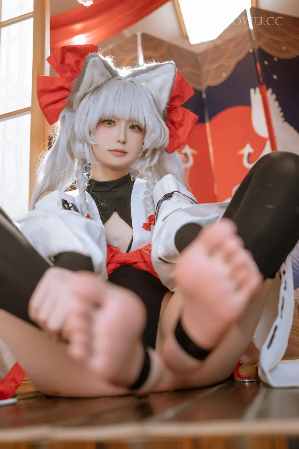 Quan冉有点饿 Cosplay碧蓝航线朝凪 绝美还原免费欣赏