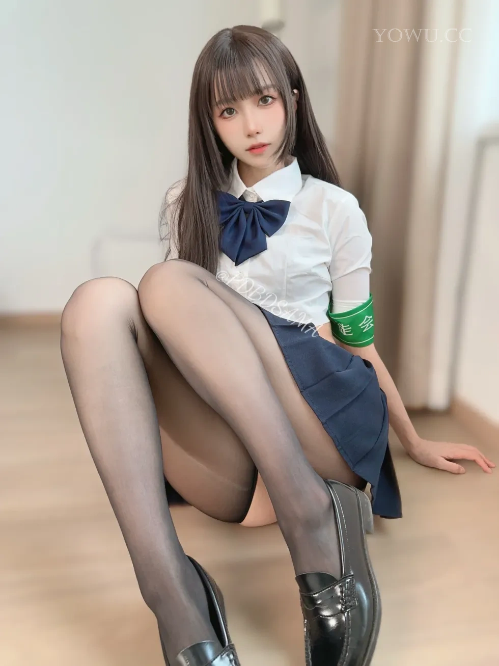 布丁大法Cosplay变态学生会长 病娇气场全开