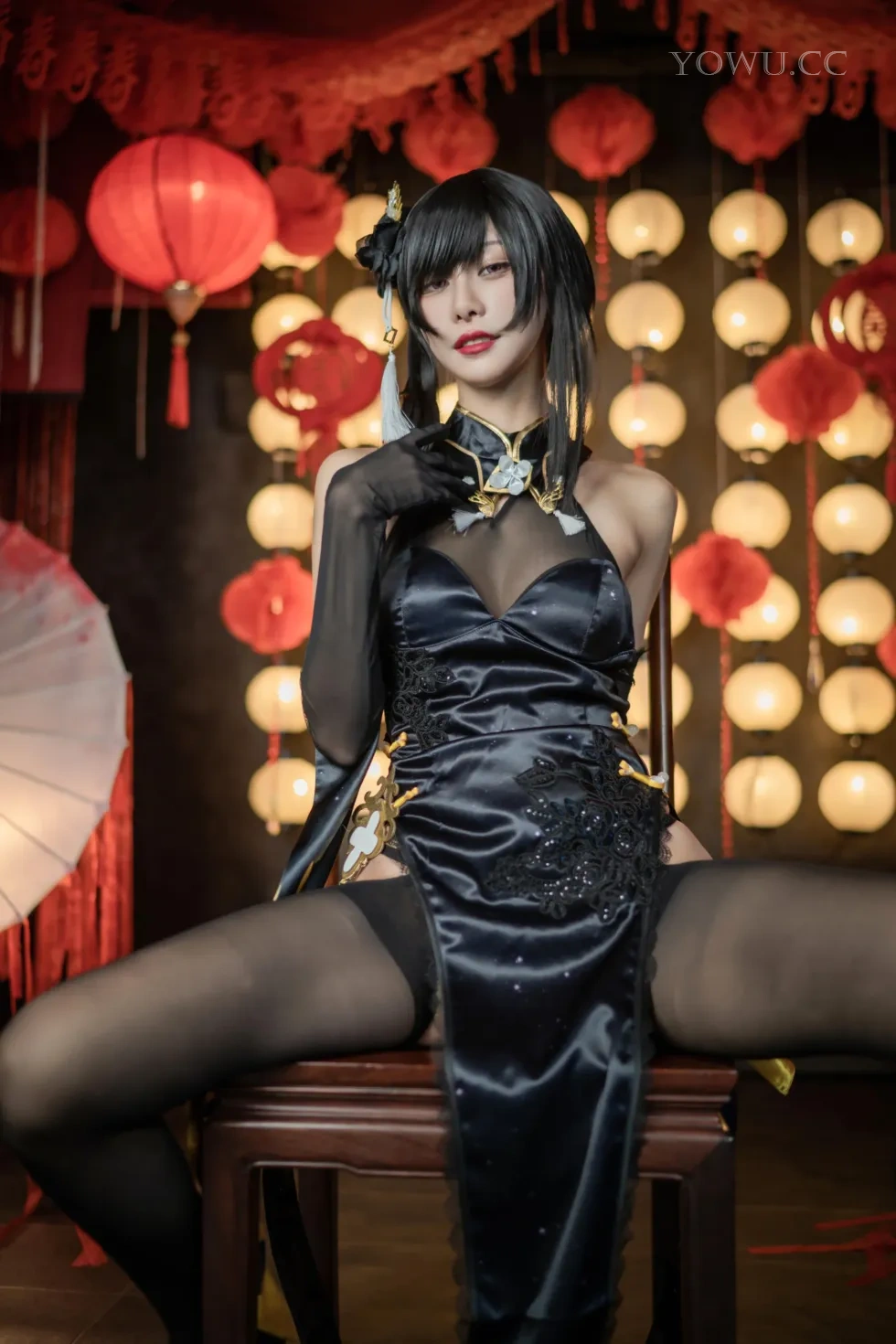 零崎沙耶Cosplay镇海 碧蓝航线绝美还原COS写真