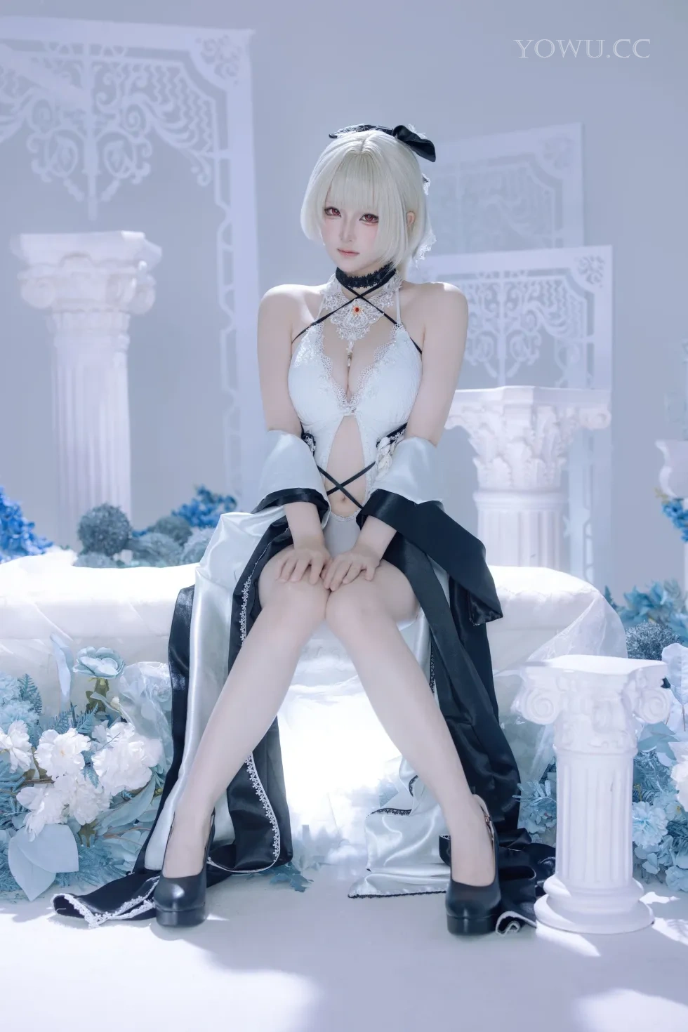 屿鱼Cosplay碧蓝航线可畏同人礼服唯美写真